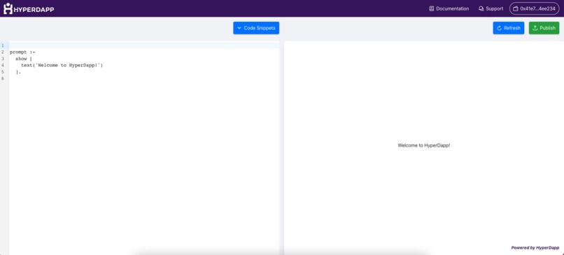 HyperDapp – screenshot 1