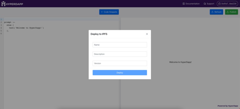 HyperDapp – screenshot 3