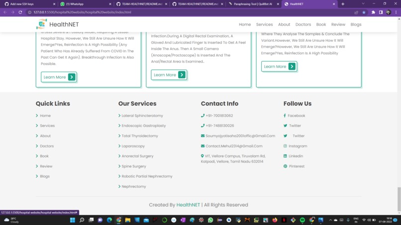 HealthNET – screenshot 6