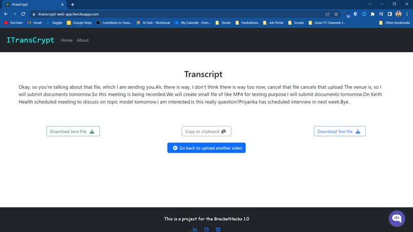 ITransCrypt-Web-App – screenshot 2