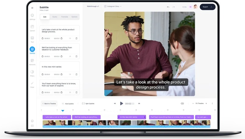 Transcript – screenshot 1