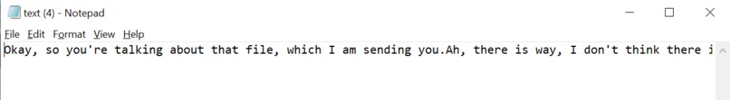 transcriber – screenshot 1