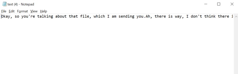 transcriber – screenshot 2
