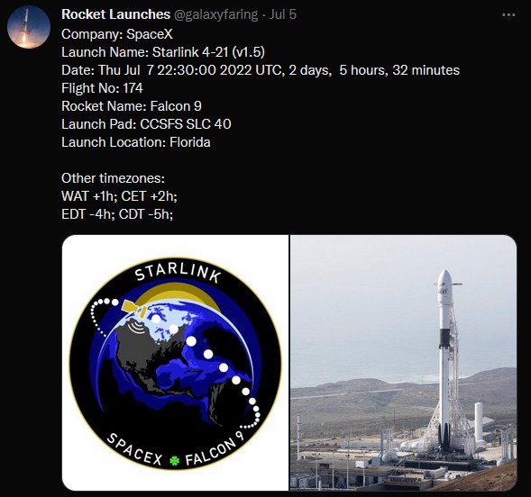 SpaceX Rocket Launch Update – screenshot 1
