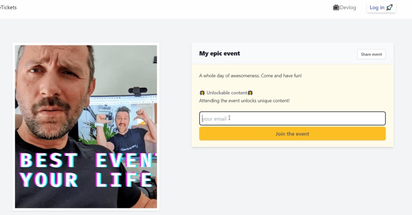 FutureTickets: Web3 Tickets for Web2 people – screenshot 1