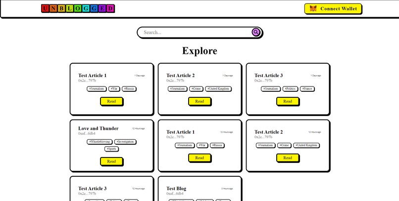 Unblogged – screenshot 2