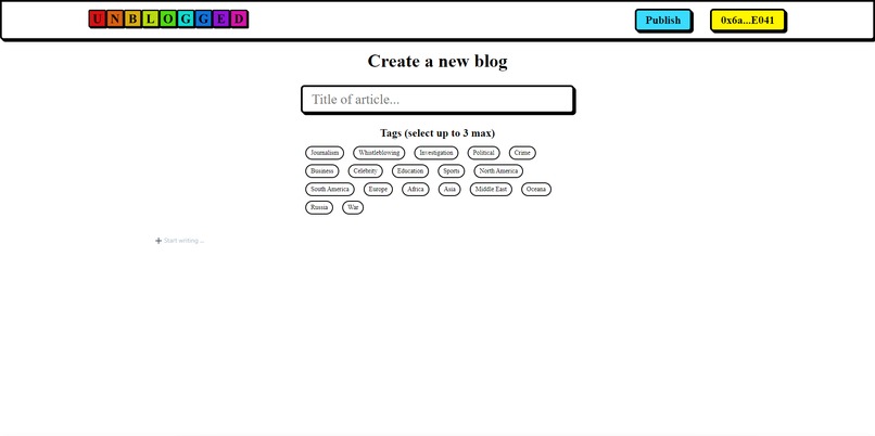 Unblogged – screenshot 4