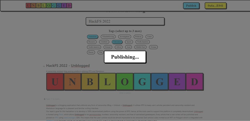 Unblogged – screenshot 6