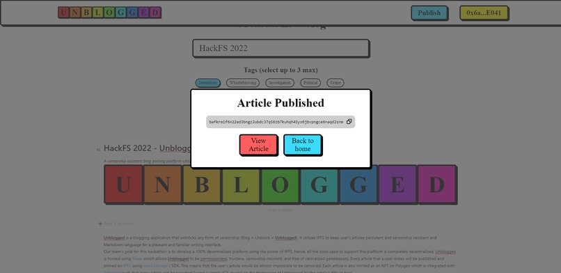 Unblogged – screenshot 7