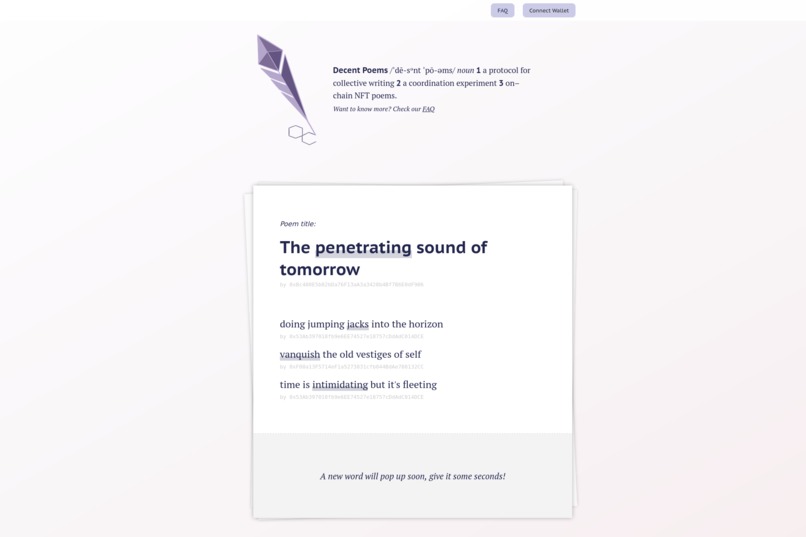 Decent Poems – screenshot 1