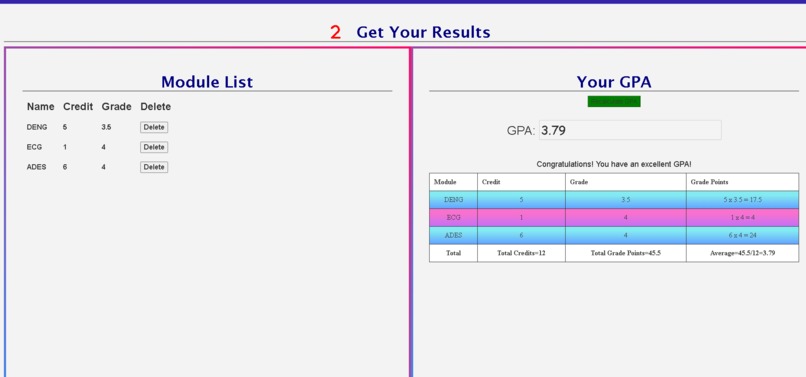 GPA Pal – screenshot 2