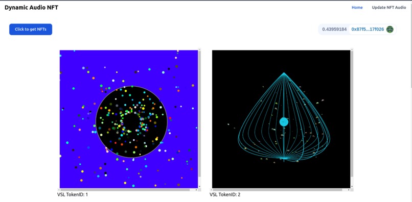 Dynamic Audio NFTs – screenshot 2