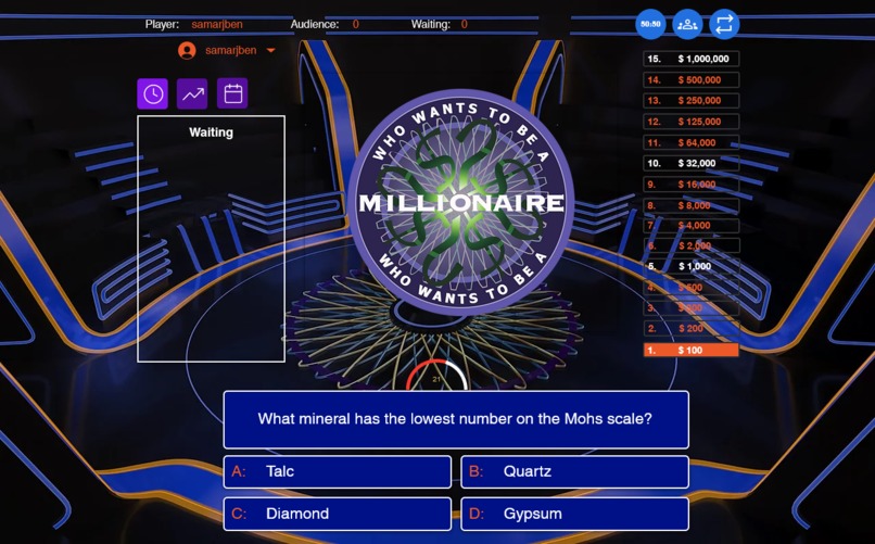 Who wants to be a millionaire – screenshot 1