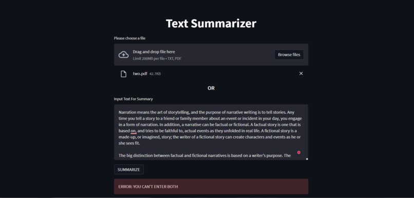 Text Summarizer – screenshot 6