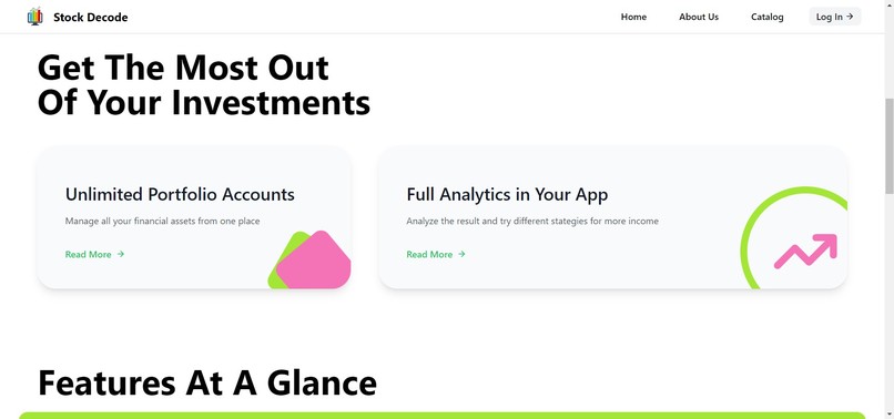 Stock Management Portal – screenshot 2