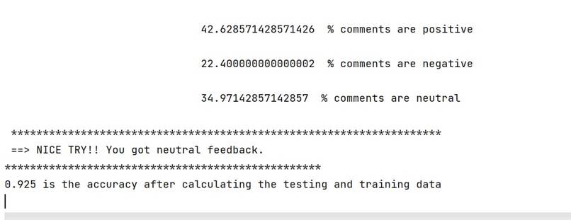 Twitter Sentiment Analysis – screenshot 2