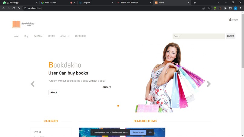 Online Second-hand buying and selling Portal – screenshot 1