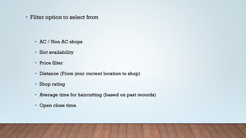 Online hair cut booking system – screenshot 15