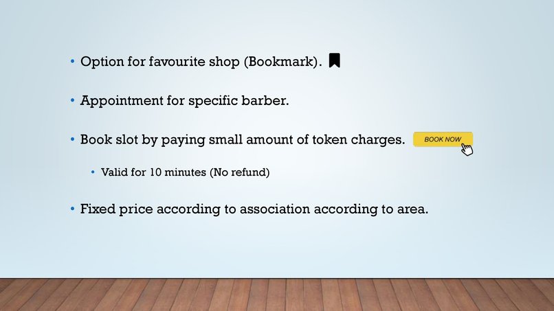 Online hair cut booking system – screenshot 11