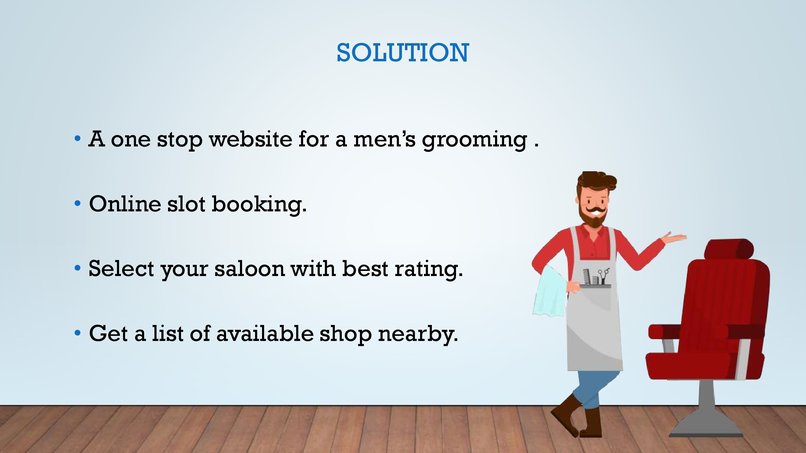 Online hair cut booking system – screenshot 8