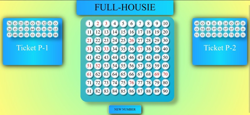 FullHousie – screenshot 1