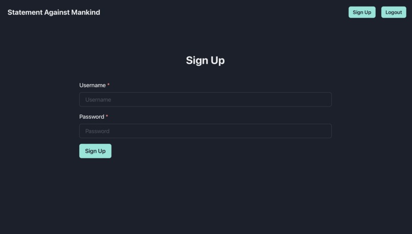 Statements Against Mankind – screenshot 1