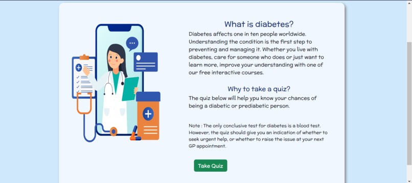 Pred-Diabetes – screenshot 1