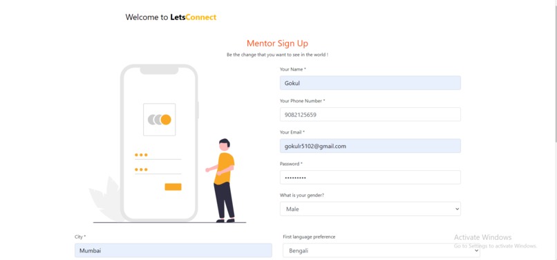 LetsConnect – screenshot 4