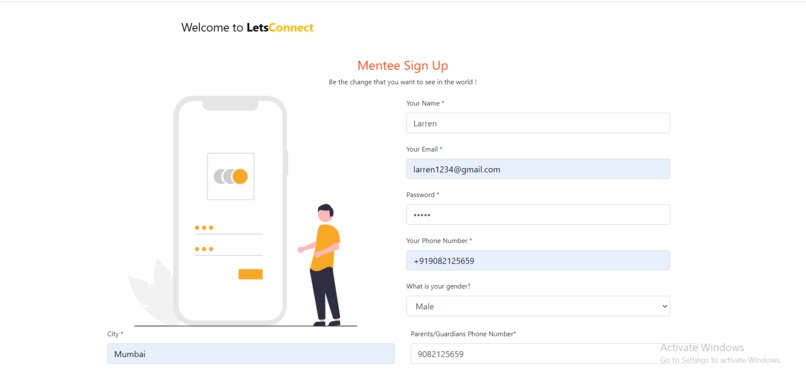 LetsConnect – screenshot 2