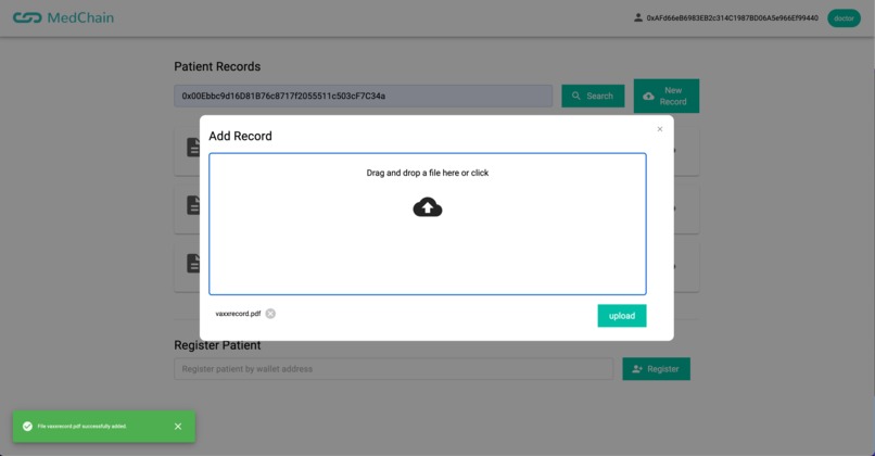 MedChain – screenshot 3