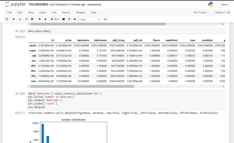 house price prediction – screenshot 6