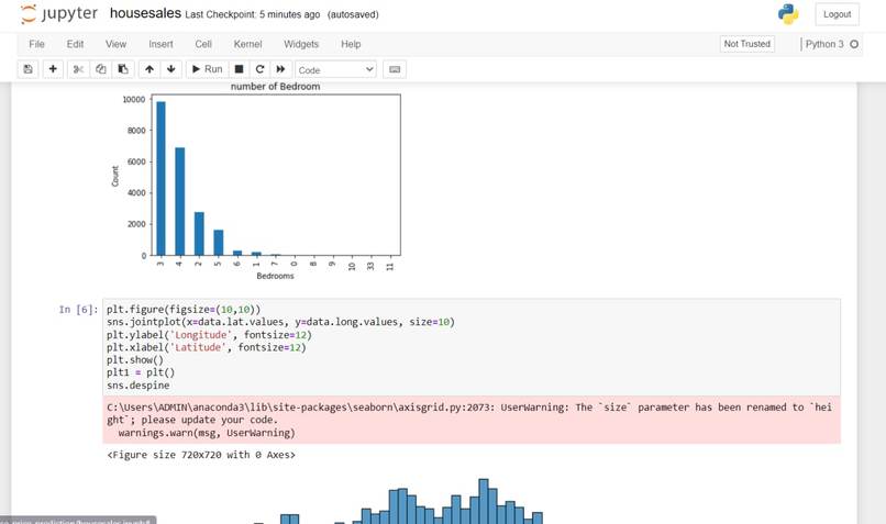 house price prediction – screenshot 9