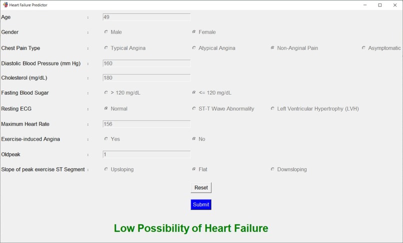 Heart Failure Predictor – screenshot 3