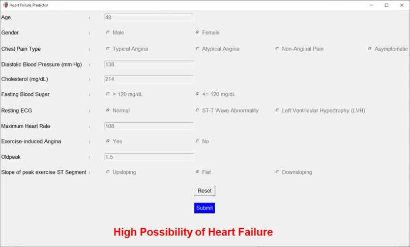 Heart Failure Predictor – screenshot 4