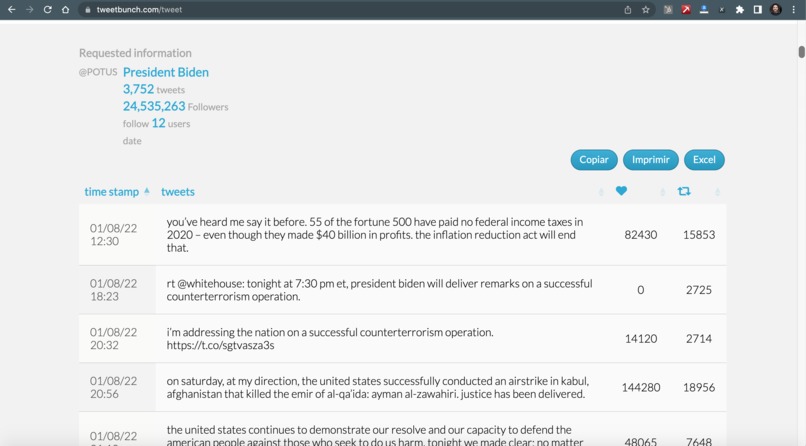 Tweetbunch - twitter data made super simple and cheap. – screenshot 2