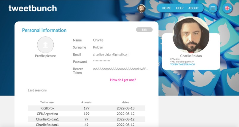 Tweetbunch - twitter data made super simple and cheap. – screenshot 6