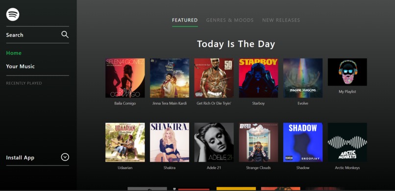 Spotify Web 3.0 Blockchain App with React and Moralis. – screenshot 2