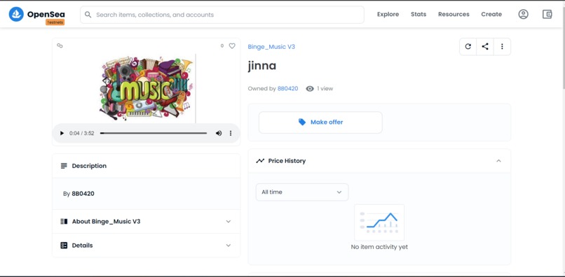 Spotify Web 3.0 Blockchain App with React and Moralis. – screenshot 3