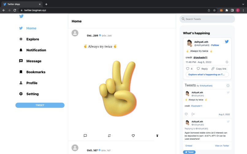 Decentralize Twitter – screenshot 3