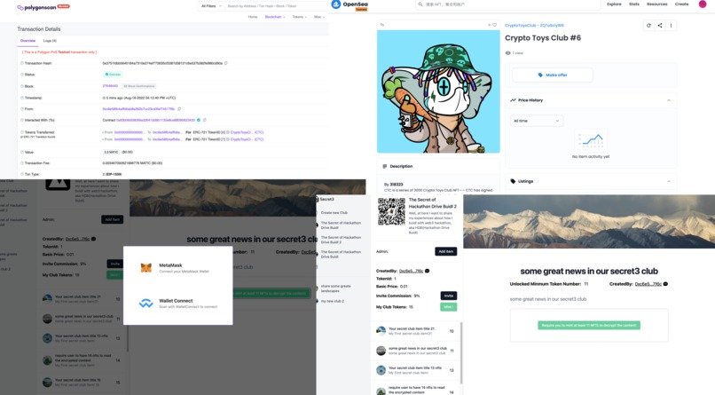 Web3 Secret Club on IPFS – screenshot 1
