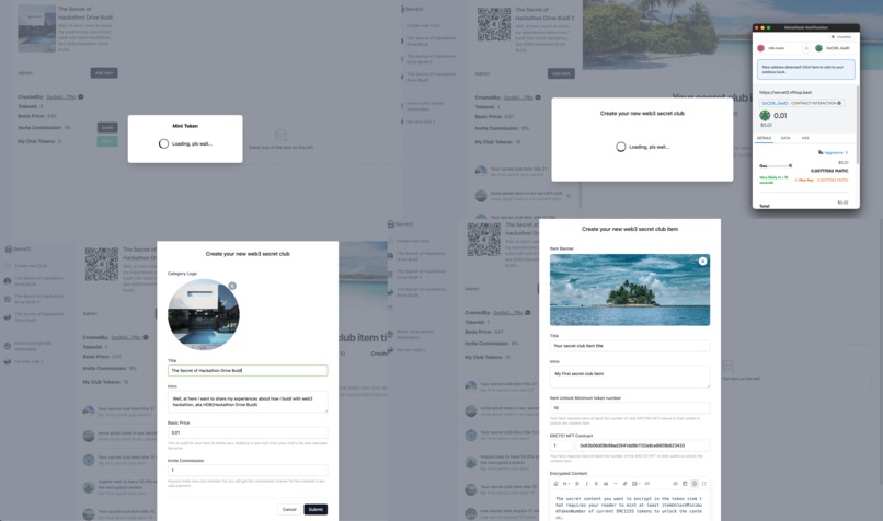 Web3 Secret Club on IPFS – screenshot 2