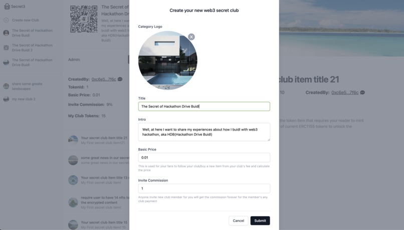 Web3 Secret Club on IPFS – screenshot 11