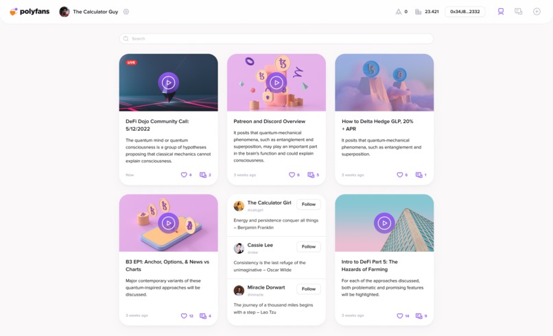 Polyfans – screenshot 3