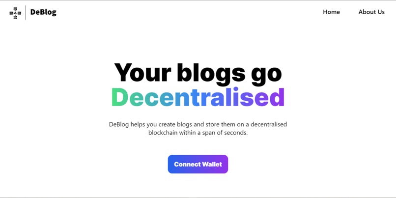 DeBlog – screenshot 2