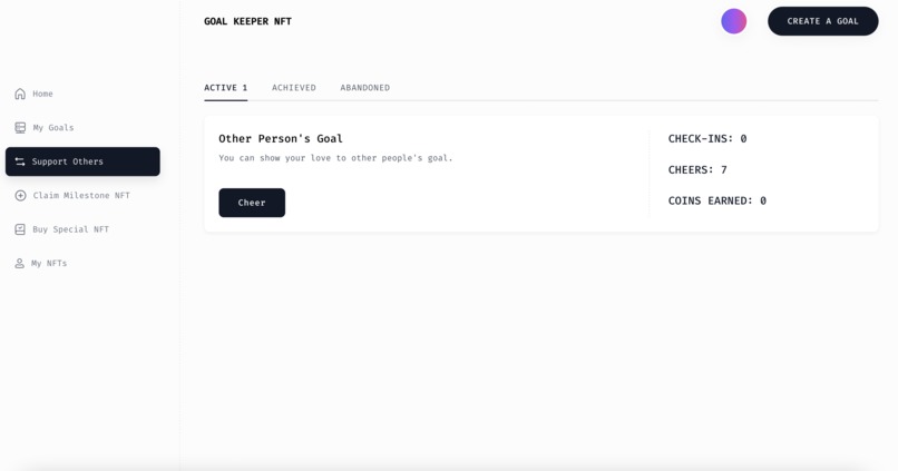 Goal Keeper NFT – screenshot 3