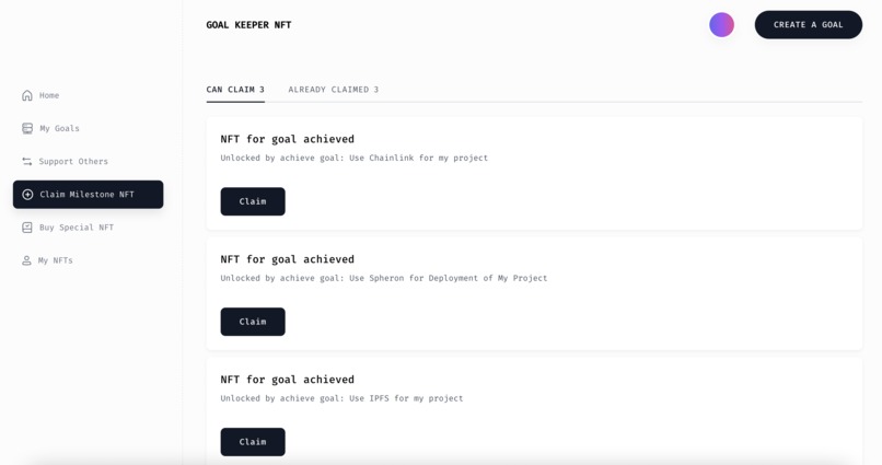 Goal Keeper NFT – screenshot 4