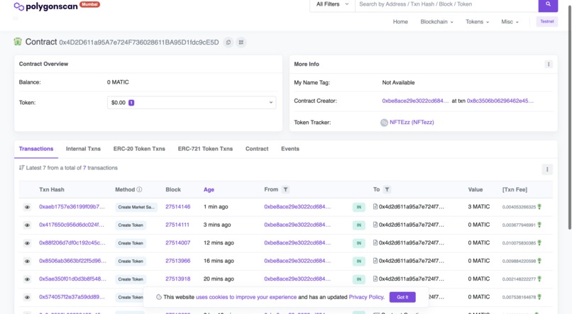 NFTEzz – screenshot 3