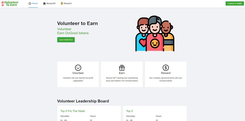 Volunteer To Earn – screenshot 2