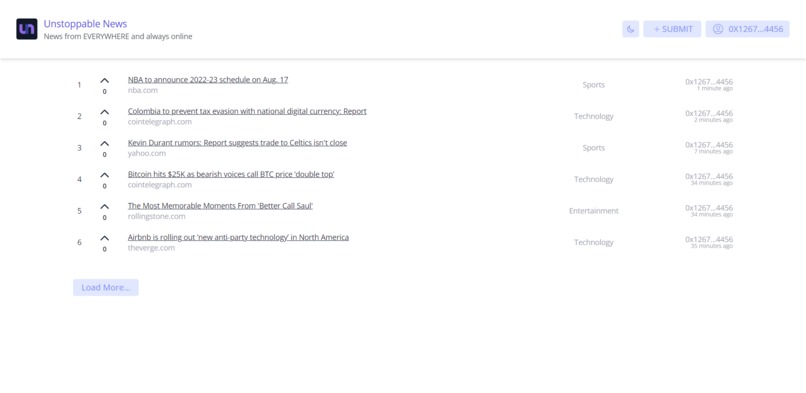 Unstoppable News – screenshot 2