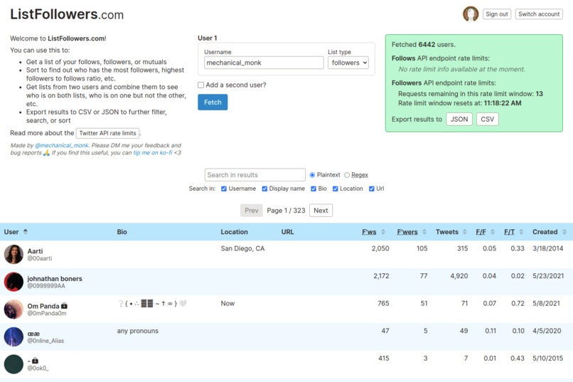 ListFollowers.com – screenshot 1